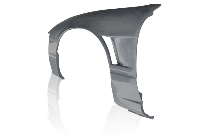 Nissan 180SX 20mm Front Fenders (Single Duct)