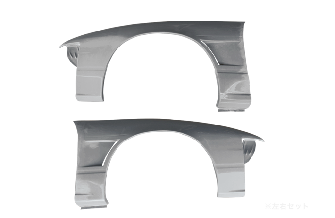 Nissan 180SX 20mm Front Fenders (Single Duct)