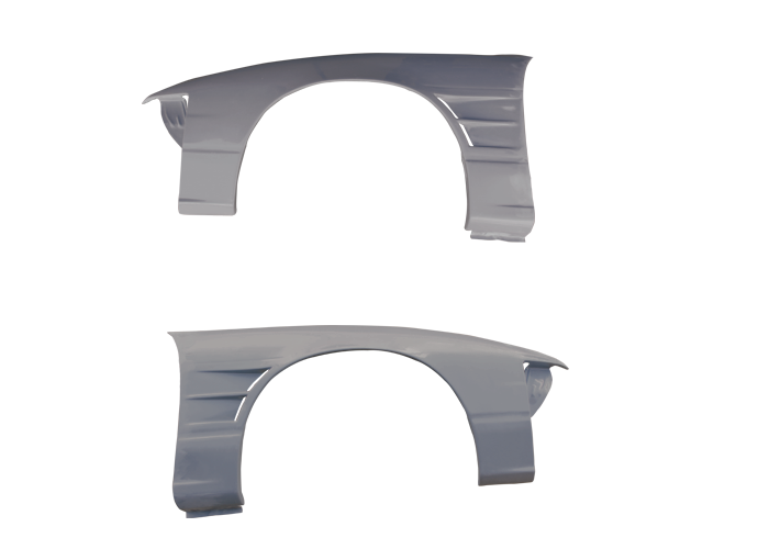 Nissan 180SX 20mm Front Fenders (Dual Duct)